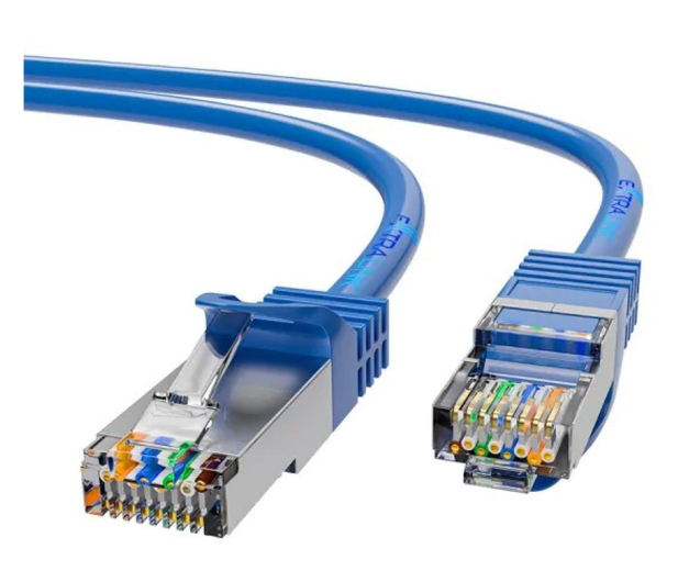 ExtraLink Kat.6A S/FTP 5m Patchcord LAN miedź skrętka 10Gbit/s - 1543759 - zdjęcie